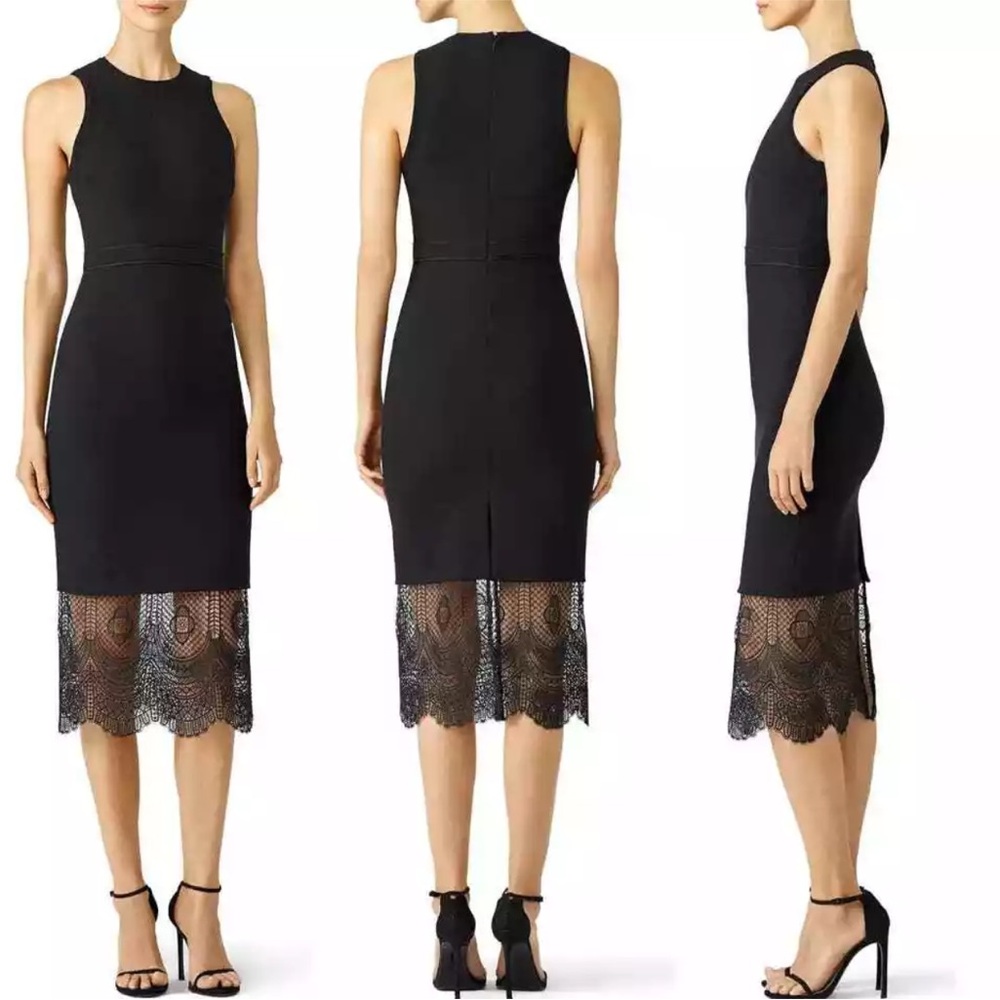cinq à sept Hestia Dress. Black. Size 0.